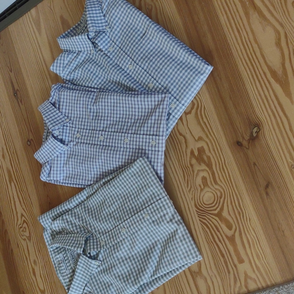 Set Of 3- XL Bean Men's Tall Short Sleeve Shirts